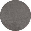 Hochflor Teppich Beige Ata Rund Ø 160 cm - Grau, Design, Textil (160cm) - Novel