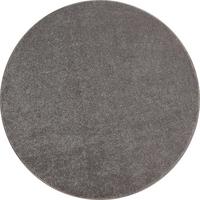 Hochflor Teppich Beige Ata Rund Ø 160 cm - Grau, Design, Textil (160cm) - Novel