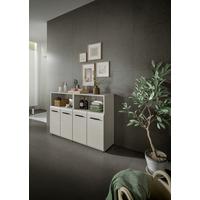 Badezimmer Ice Kaschmir B: 120cm - Kaschmir/Schwarz, Trend, Holzwerkstoff (120cm) - MID.YOU