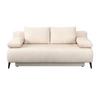 3-sitzer-sofa Mit Schlaffunktion Time Beige - Beige, Trend, Holz/Kunststoff (200/88/100cm)