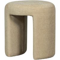 Hocker Charlie Naturfarben B: 45cm - Naturfarben, Design, Textil (45/47/45cm) - Livetastic