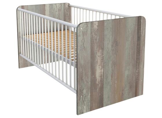 Gitterbett Moon 70x140cm Buche Dekor/Weiß - Braun/Weiß, MODERN, Holz/Holzwerkstoff (76/87,5/143cm) - MID.YOU Gitterbett Moon 70x140cm Buche Dekor/Weiß - Braun/Weiß, MODERN, Holz/Holzwerkstoff (76/87,5/143cm) - MID.YOU