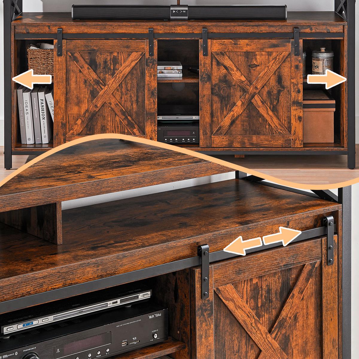 Tv-element Schwarz, Dunkelbraun B: 147 Cm - Dunkelbraun/Schwarz, Trend, Holzwerkstoff (147/76/40cm) - MID.YOU