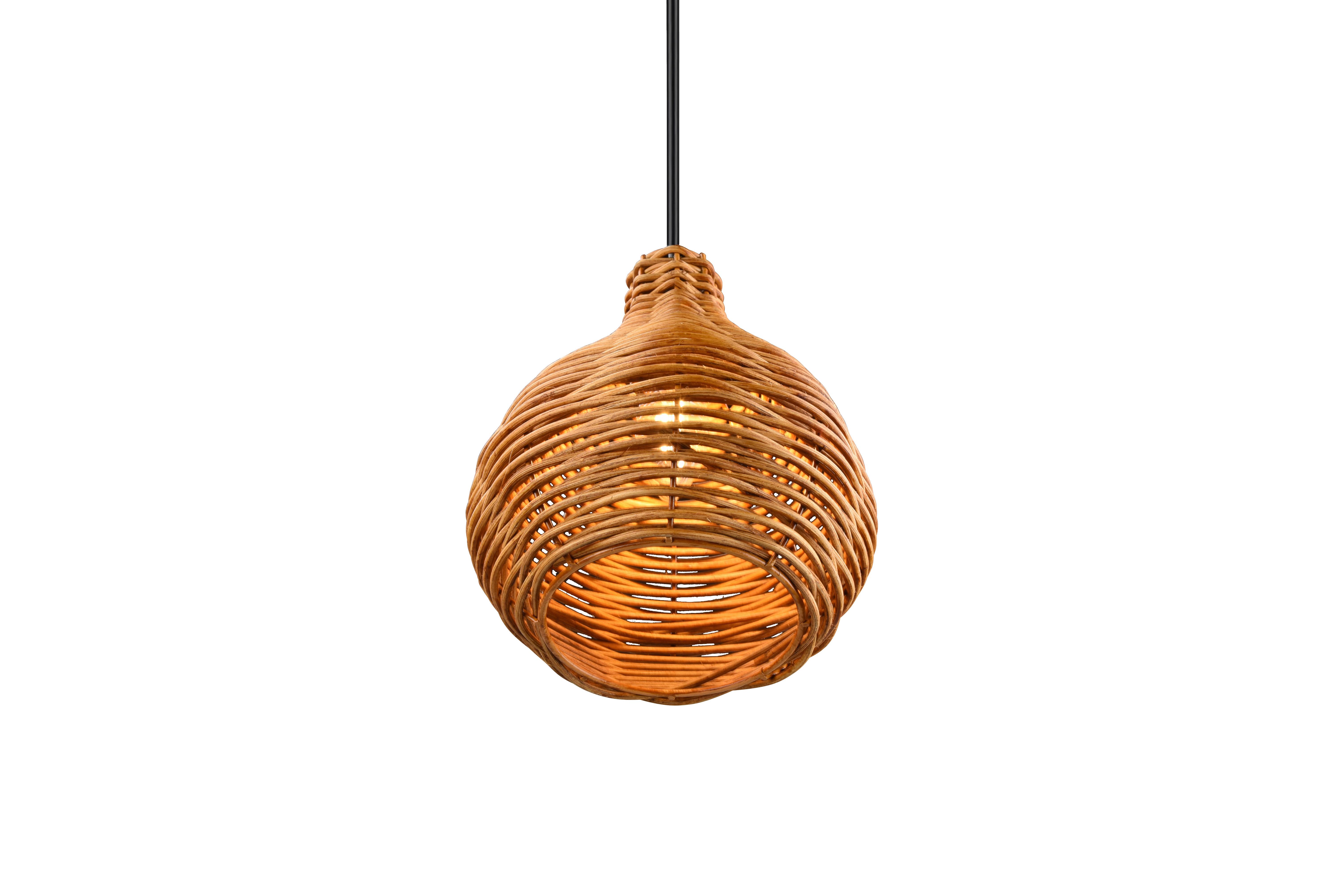 Pendelleuchte R31291036 Sprout - Braun, Basics, Holz (17/150cm)