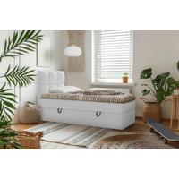 Boxbett Polly - Schwarz/Grau, MODERN, Holz/Holzwerkstoff (90/200cm) - MID.YOU
