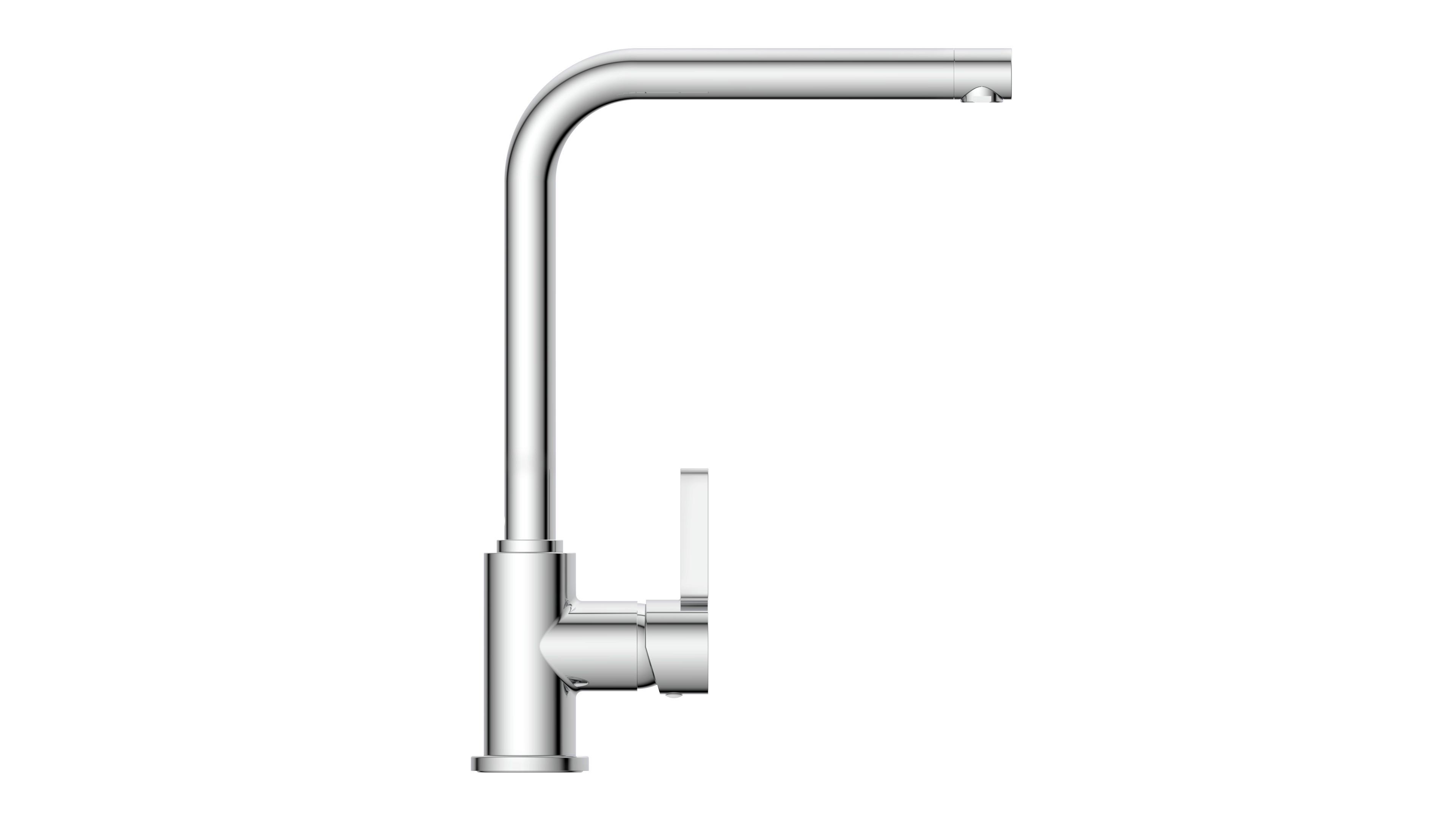 Küchenarmatur Sistant Dublin - Chromfarben, Basics, Metall (33,5cm) - Sistant