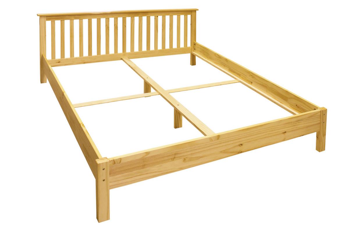 BETT Naturfarben 180x200cm - Naturfarben, Natur, Holz (180/200cm) - Livetastic