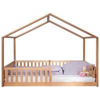Hausbett Buche, B/h/t: 90x200x161cm - Buchefarben, Basics, Holz (90/200/161cm) - tiSsi