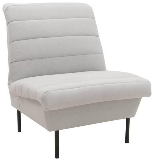 Sessel Looks Ix - Silberfarben/Schwarz, Design, Textil (72/92/103cm) - LOOKS by W.Joop