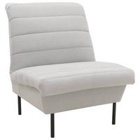 Sessel Looks Ix - Silberfarben/Schwarz, Design, Textil (72/92/103cm) - LOOKS by W.Joop