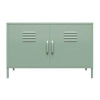 Highboard Mission District Hellgrün B: 100 cm - Hellgrün, Design, Metall (100/64/40cm) - MID.YOU