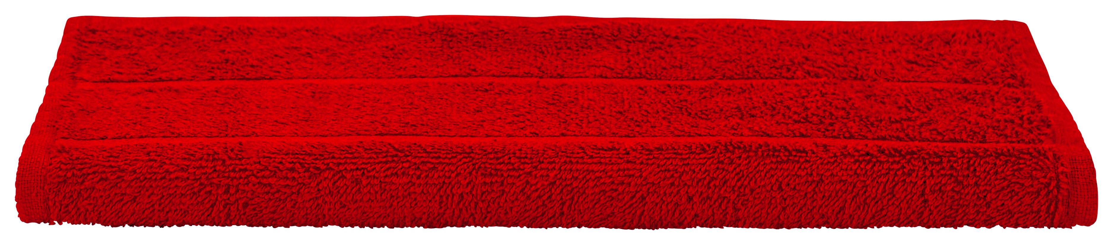 Vendégtörölköző Liliane - bordó, Konventionell, textil (30/50cm) - Ondega