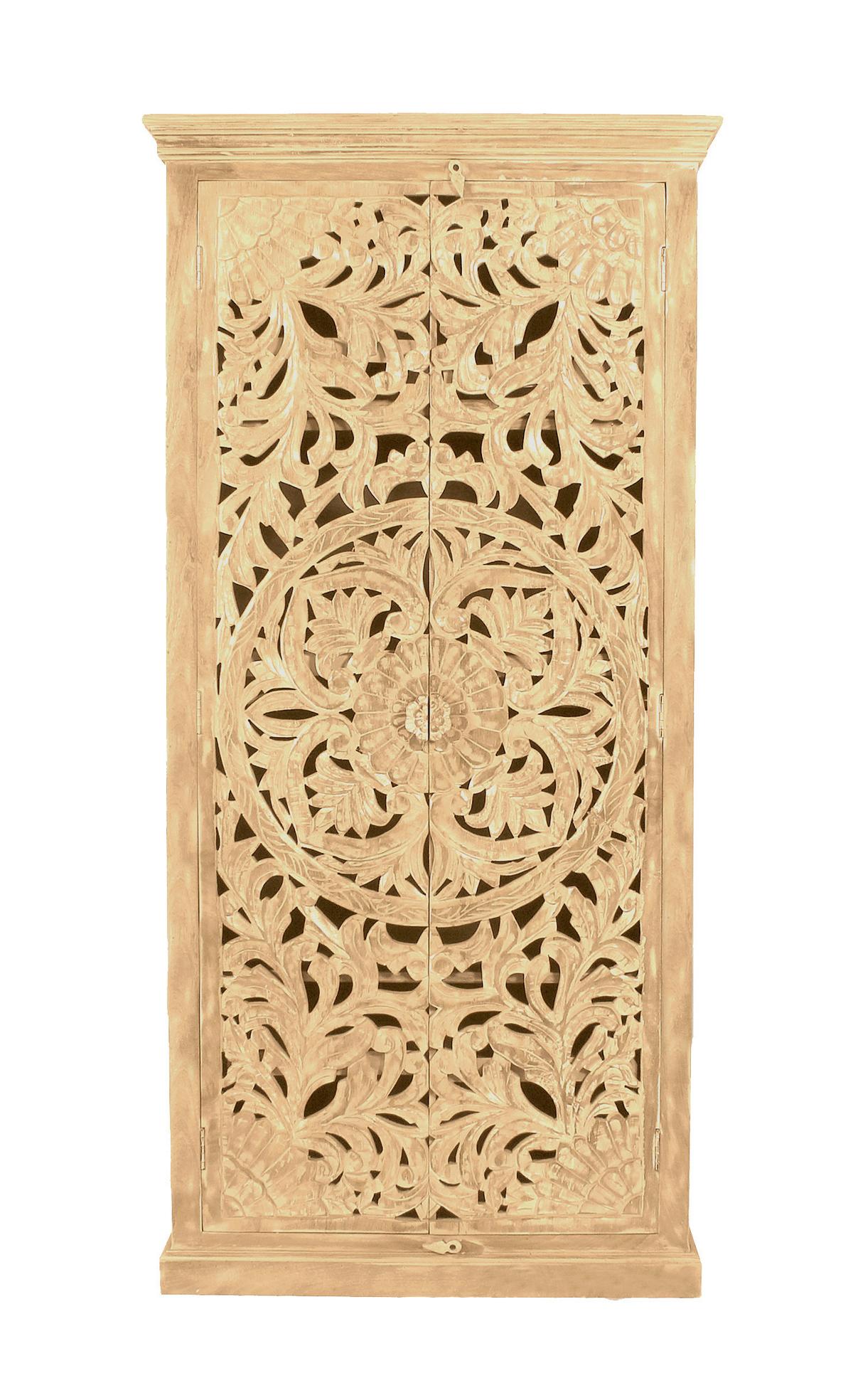 GARDEROBENSCHRANK Naturfarben B: 90cm - Naturfarben, Design, Holz (90/185/45cm) - MID.YOU