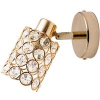 Strahler 91-70098 York - Transparent/Roségold, KONVENTIONELL, Glas/Metall (8/16cm)