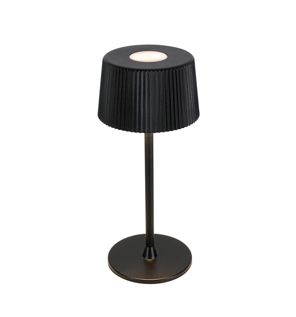 NABÍJATEĽNÁ STOLNÁ LAMPA THREMO - čierna/biela, Modern, kov/plast (11/30/21,1cm) - Mömax