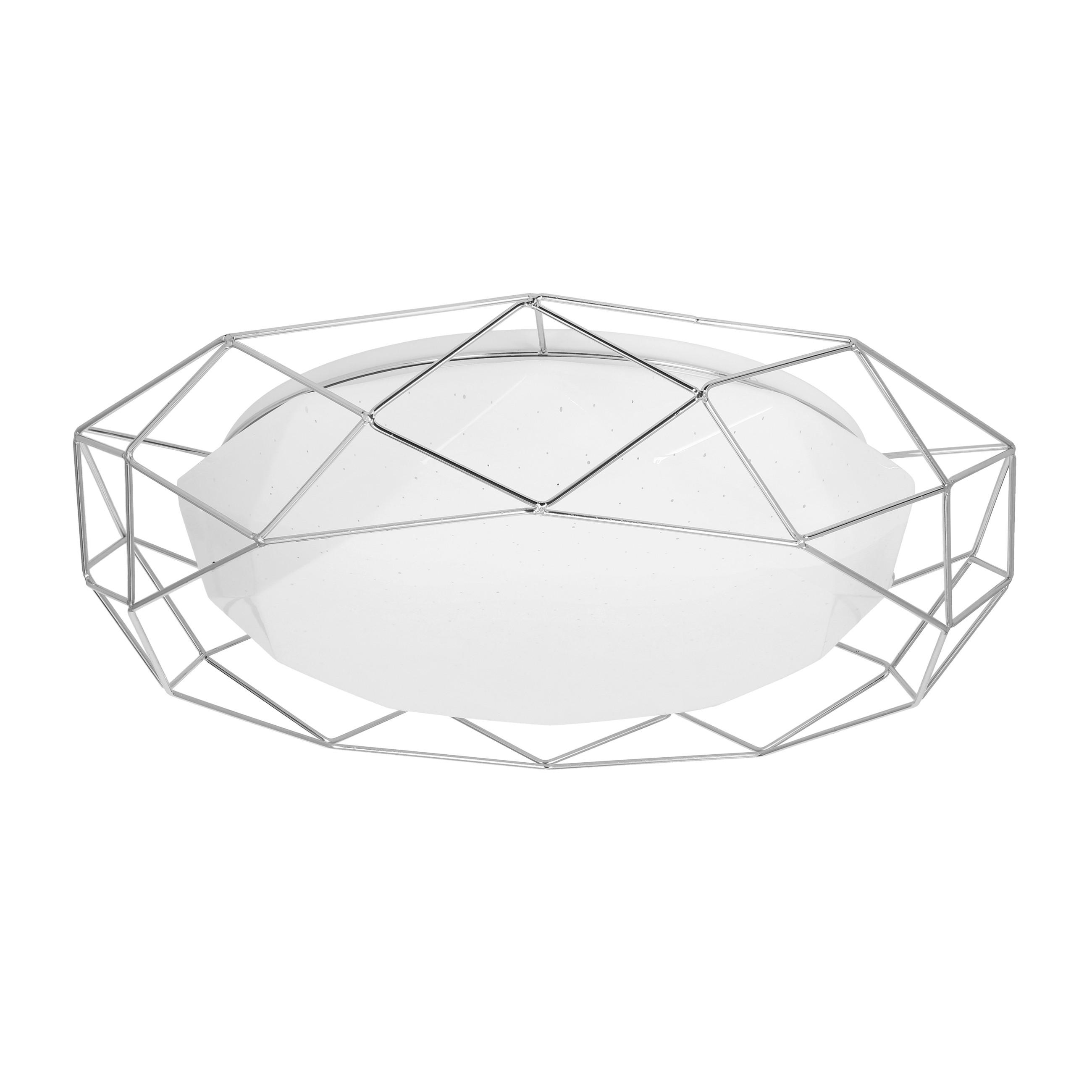 LED-Deckenleuchte 98-73211 Sven - Weiß, KONVENTIONELL, Metall (43/43/8.3cm)