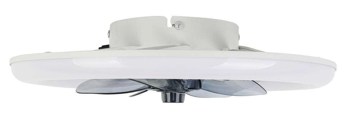 STROPNÍ VENTILÁTOR VIRTI - šedá/bílá, Moderní, plast (50/12cm) - Mömax