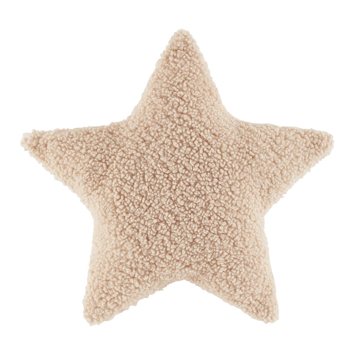 DEKORAČNÍ POLŠTÁŘ STAR - béžová, Konvenční, textil (43/40/8cm) - Modern Living