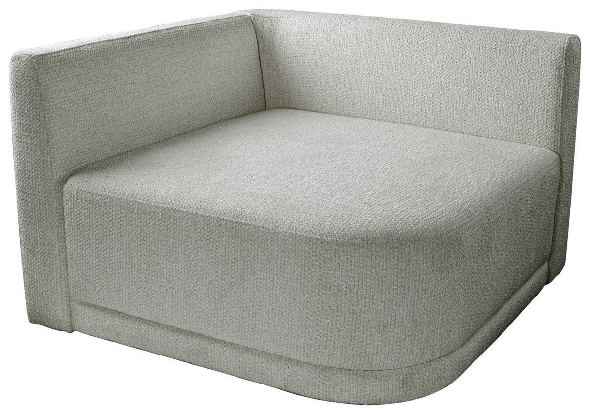 Sofa Zuri Grau/senfgelb, B: 110cm - Senfgelb/Schwarz, Trend, Textil (110/75/115cm) - Livetastic