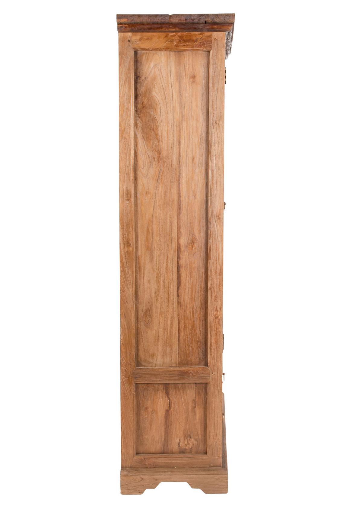 Vitrine Braun/Natur B: 98cm - Naturfarben/Braun, Design, Holz (98/183,5/44cm) - MID.YOU