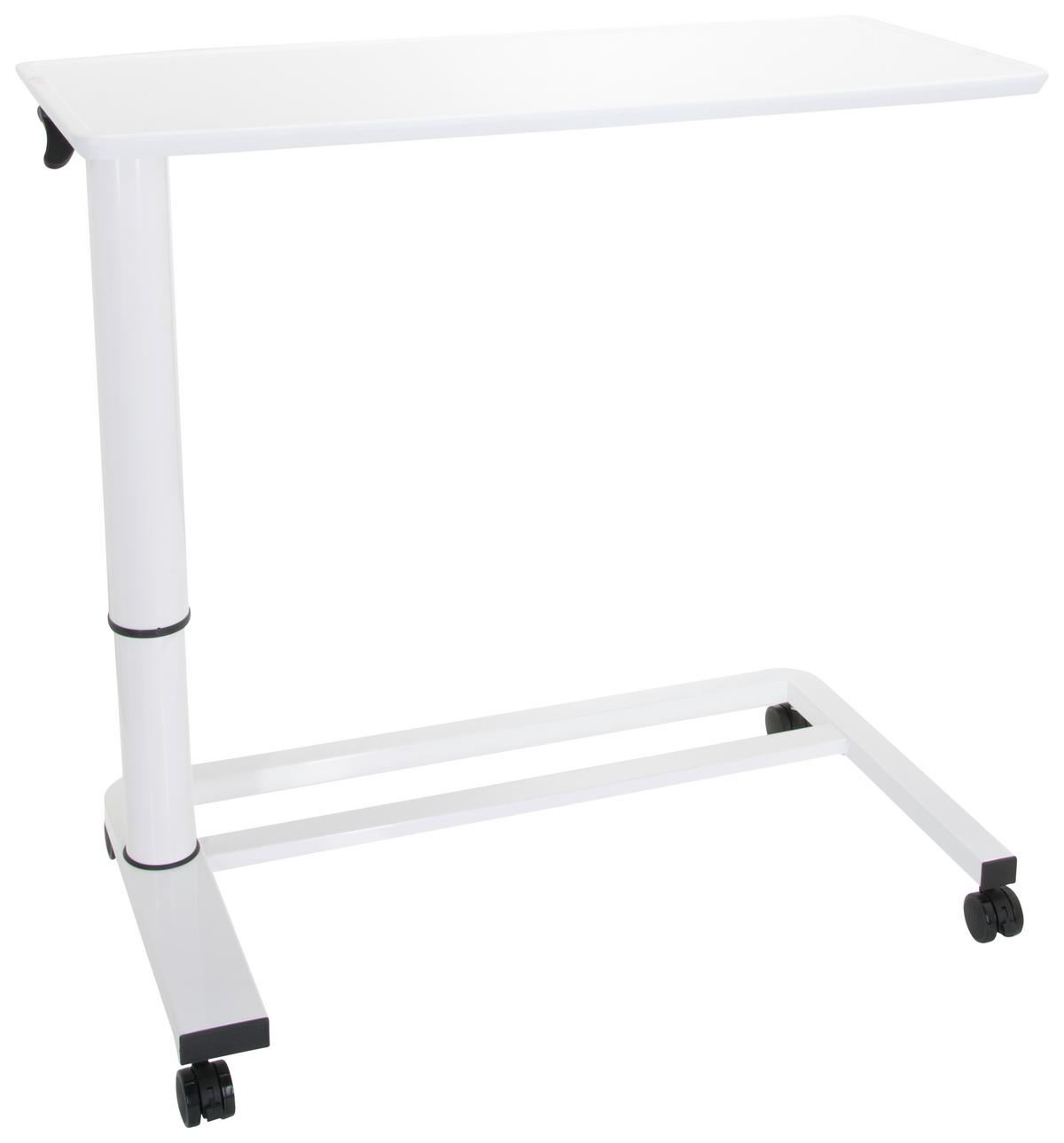 Beistelltisch Stand Ii Höhenverstellbar  Weiß - Weiß, Basics, Holzwerkstoff/Kunststoff (90/42/67cm) - MID.YOU