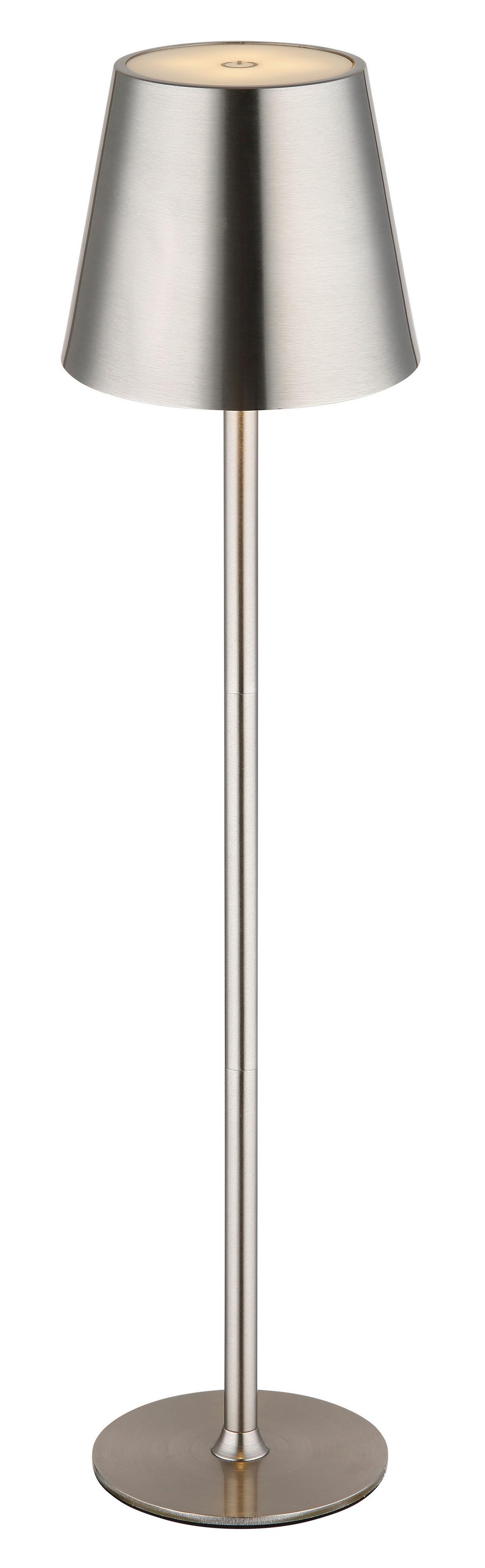 Akku-Tischleuchte 58438n Vannie - Schwarz/Weiß, Design, Kunststoff/Metall (11,2/47cm) - Globo