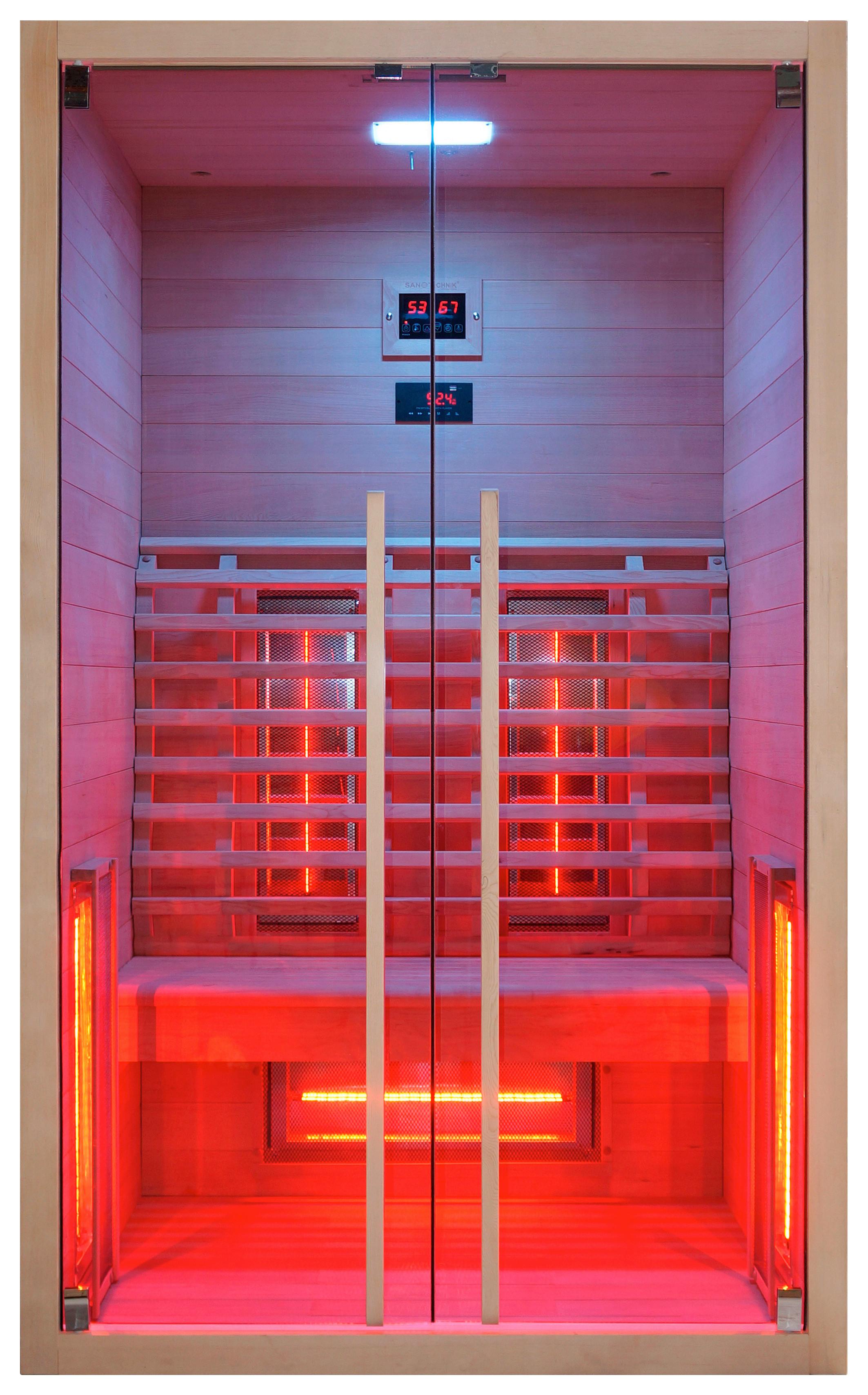 Infrarotkabine 2 Personen 120x195x100 cm Ruby