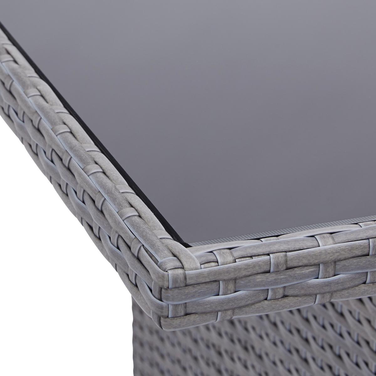 TERASOVÁ SEDACÍ SOUPRAVA Marrakesch 1, 181/240cm - šedá/černá, Moderní, kov/textil (181/70/240cm) - Modern Living