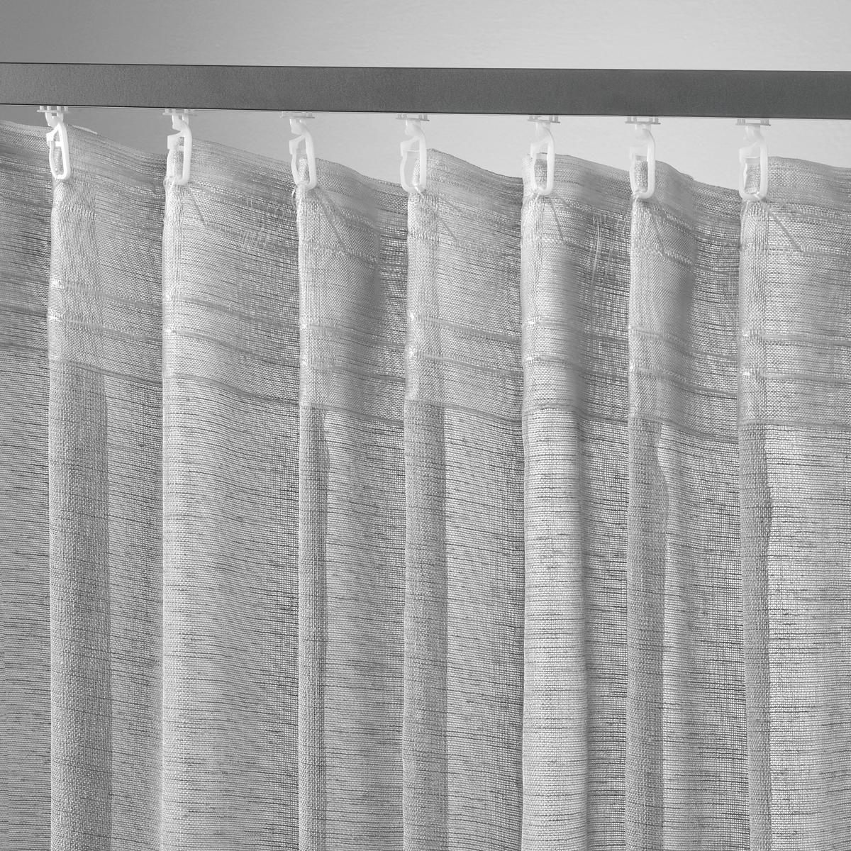HOTOVÝ ZÁVĚS Sigrid, 140/245cm - šedá, Romantický / Rustikální, textil (140/245cm) - Premium Living