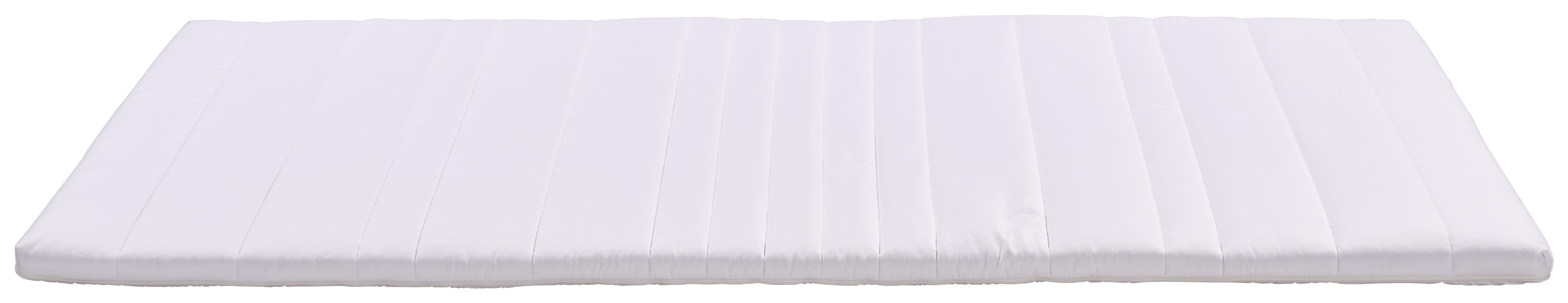 Topper Ingo 90x200 cm Komfortschaumkern - Weiß, Textil (90/200cm) - Primatex