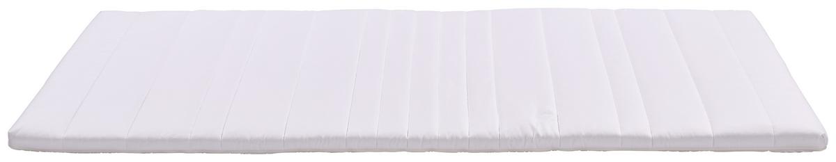 Topper Ingo 90x200 cm Komfortschaumkern - Weiß, Textil (90/200cm) - Primatex