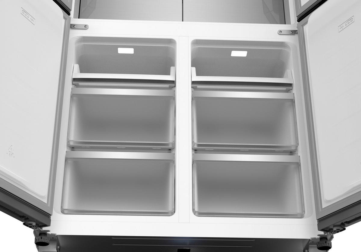 Side-By-Side Nabo Smi 5535 - Dunkelgrau, Basics, Metall (90,5/190,2/59,7cm) - Nabo