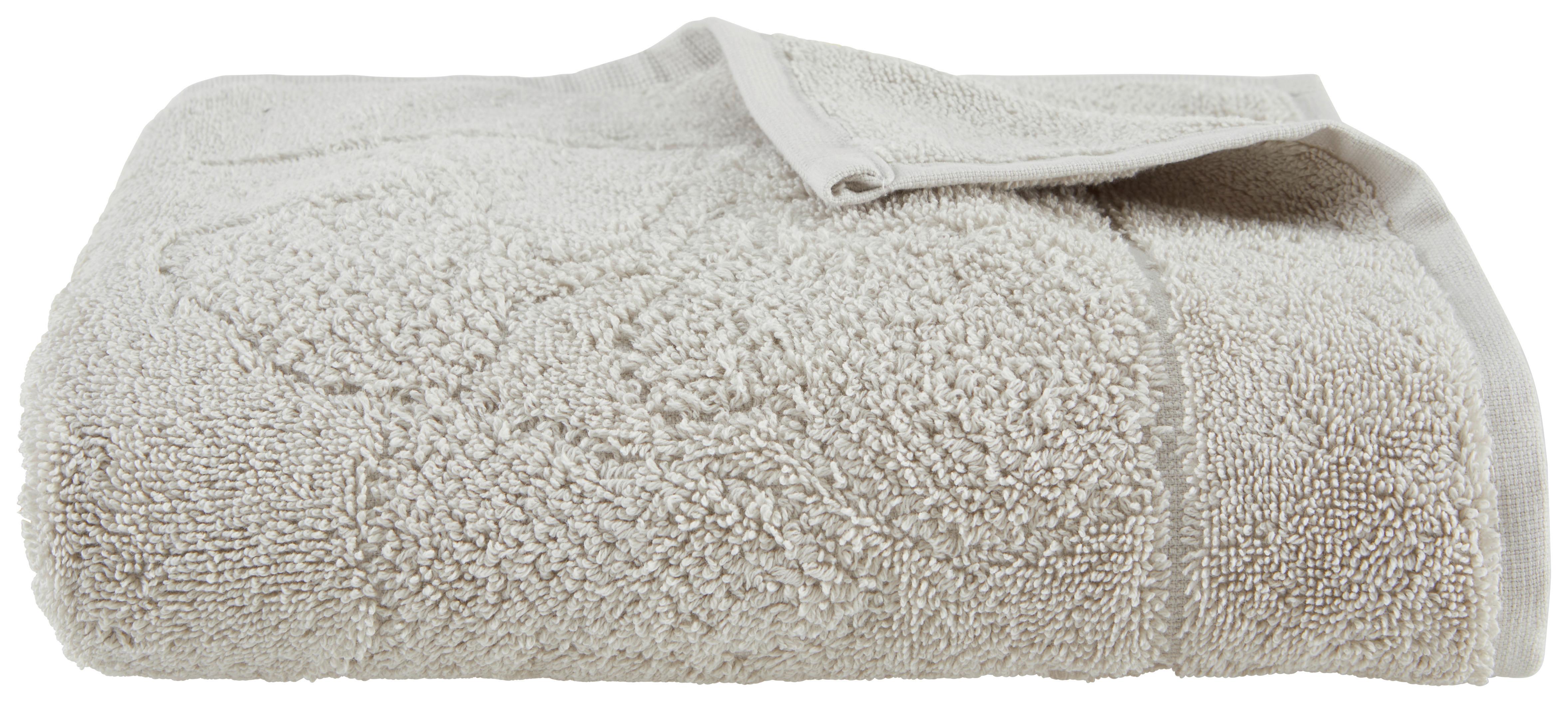 Badematte Lucia - Silberfarben, ROMANTIK / LANDHAUS, Textil (50/80cm) - James Wood
