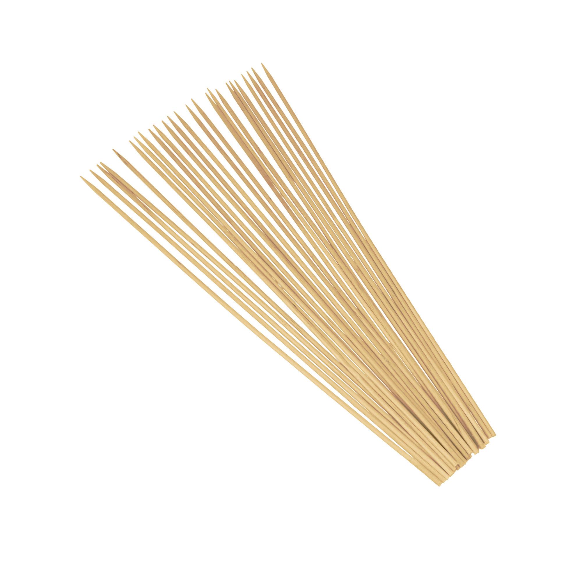 Grillspieße Malve Natur 100 Länge: Ca. 20 Cm - Basics, Holz (20cm) - Metaltex