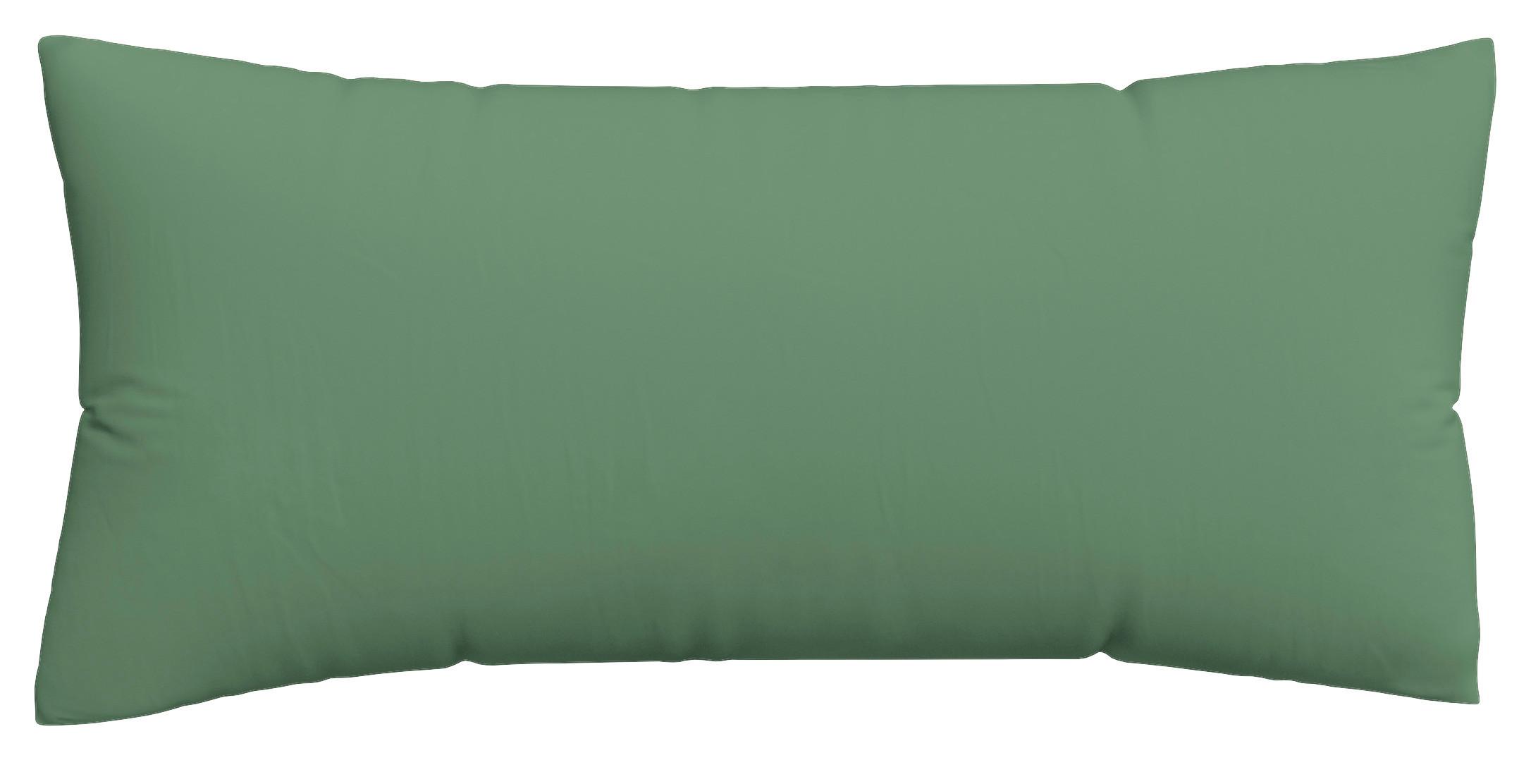 Kopfpolsterbezug Woven Satin - Grün, Basics, Textil (40/80cm) - Schlafgut