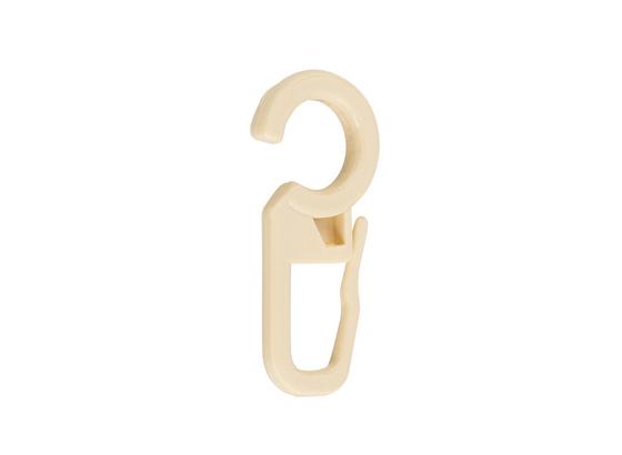 Faltenhaken Beige, 25 Stk. - Beige, KONVENTIONELL, Kunststoff - Ombra Faltenhaken Beige, 25 Stk. - Beige, KONVENTIONELL, Kunststoff - Ombra