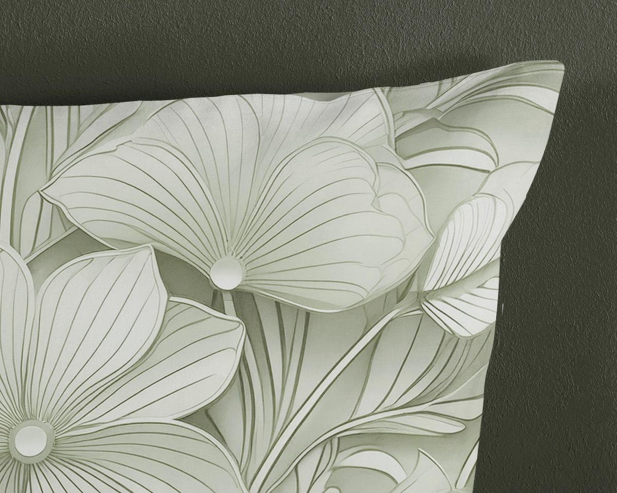 WENDEBETTWÄSCHE ARTDECO GREEN - Salbeigrün/Grün, Basics, Textil (140/200cm)