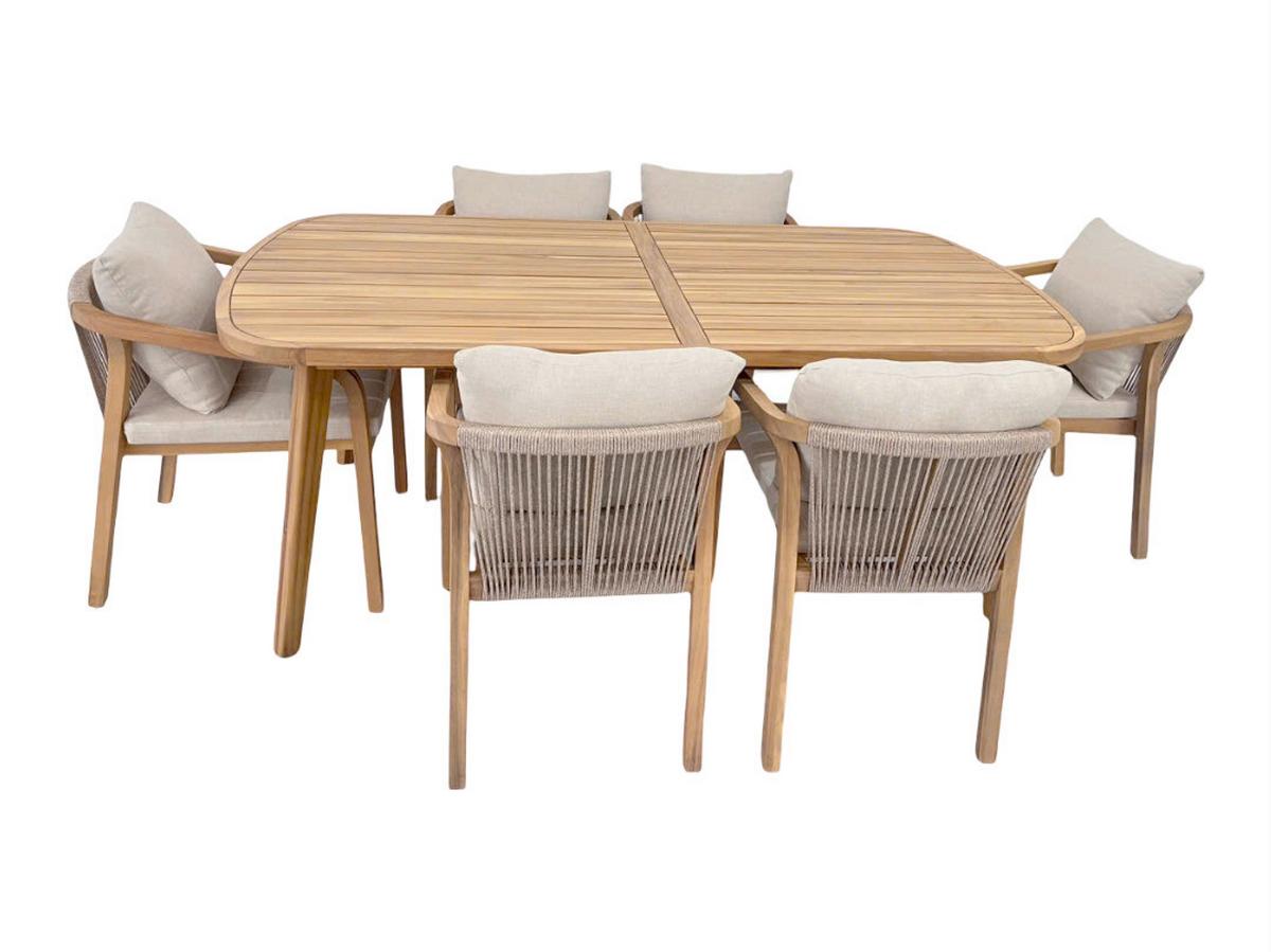 ZAHRADNÍ SESTAVA SIMBA - barvy akácie, Natur, dřevo - Mömax