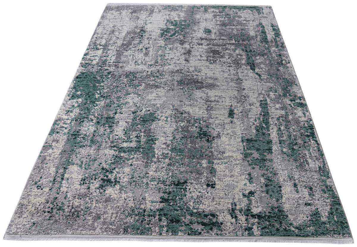 TKANÝ KOBEREC Malik 2, 120/170cm - krémová/svetlozelená, Modern, textil (120/170cm) - Mömax