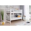 Etagenbett Sammy Weiß Kiefer Massiv 90 cm mit Leiter - Weiß, MODERN, Holz (90/200cm) - MID.YOU