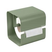 DRŽÁK NA TOALETNÍ PAPÍR TURBO-LOC LIZAN - zelená, Moderní, kov (14/14,5/13,7cm) - Mömax
