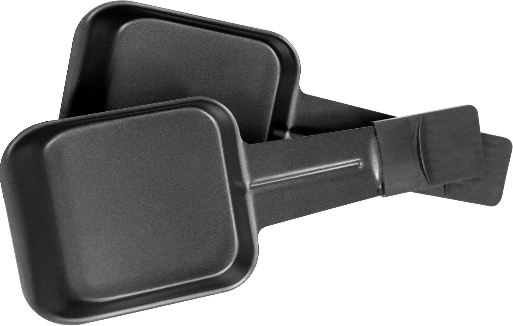 Raclettepfännchen 2 Stück - Schwarz, MODERN, Kunststoff (21,2/8,6/2,3cm)