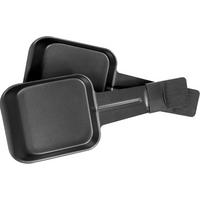 Raclettepfännchen 2 Stück - Schwarz, MODERN, Kunststoff (21,2/8,6/2,3cm)