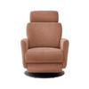 Relaxsessel Centrale T: 87-154 cm, Koralle - Koralle/Schwarz, MODERN, Textil (77/105/87-154cm) - Livetastic