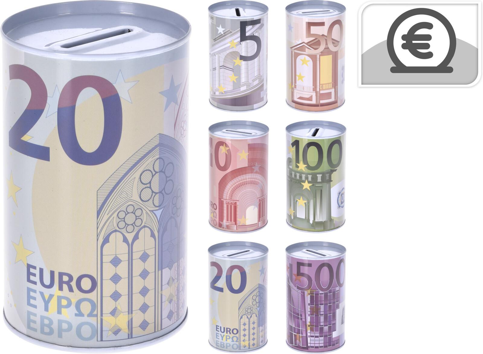 Persely Euro - fém (8/12cm)