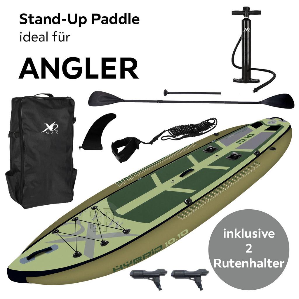 Stand-Up Paddle Board für Angler kaki/Grün