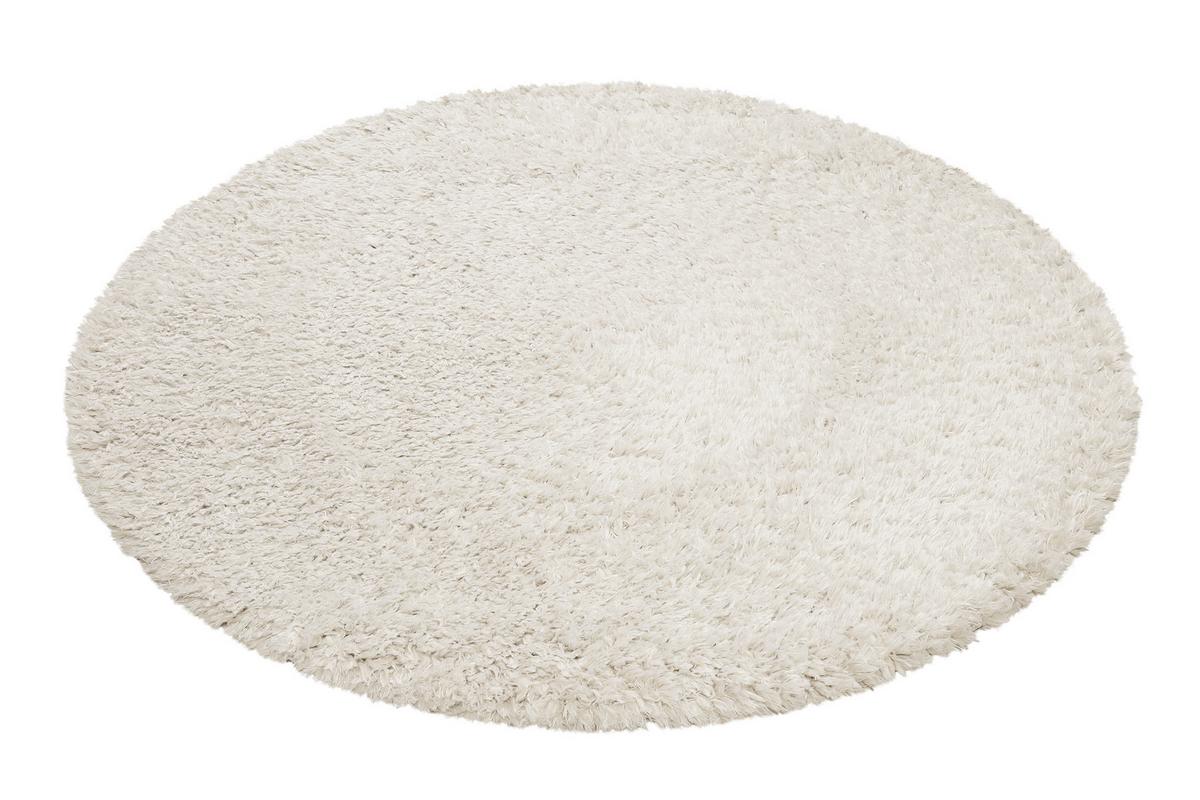 Hochflor Teppich Beige Yogi Rund Ø 120 Cm - Beige, KONVENTIONELL, Textil (120cm) - Esprit