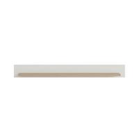 Wandboard Stranda Weiß/Eiche B: 150cm - Weiß, Design, Holzwerkstoff (150/17/17cm) - MID.YOU