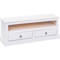 Tv-element Provence B: 118 Cm Weiß - Weiß, KONVENTIONELL, Holz (118/45/39cm) - MID.YOU