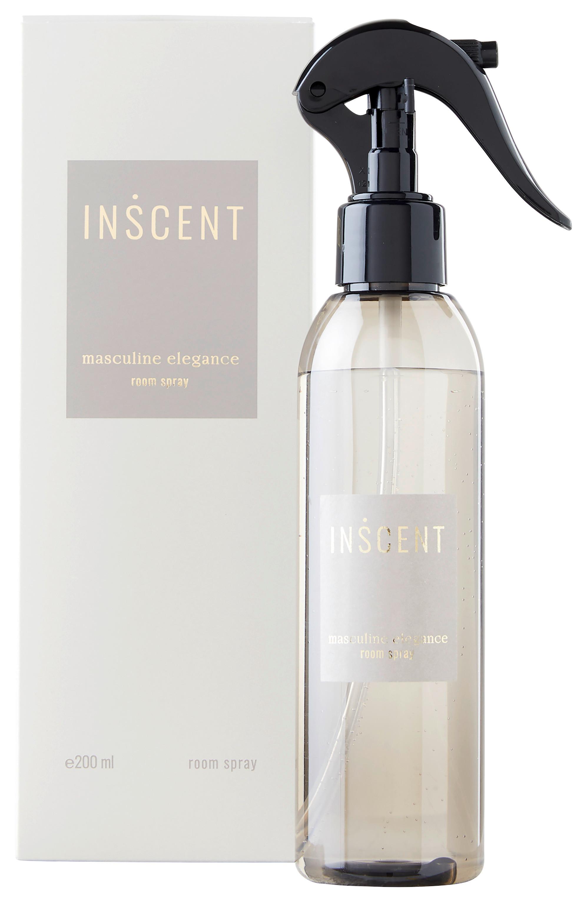 Osviežovač vzduchu v spreji Masculine Elegance, 200ml - sivá, Design, plast (200ml) - Inscent
